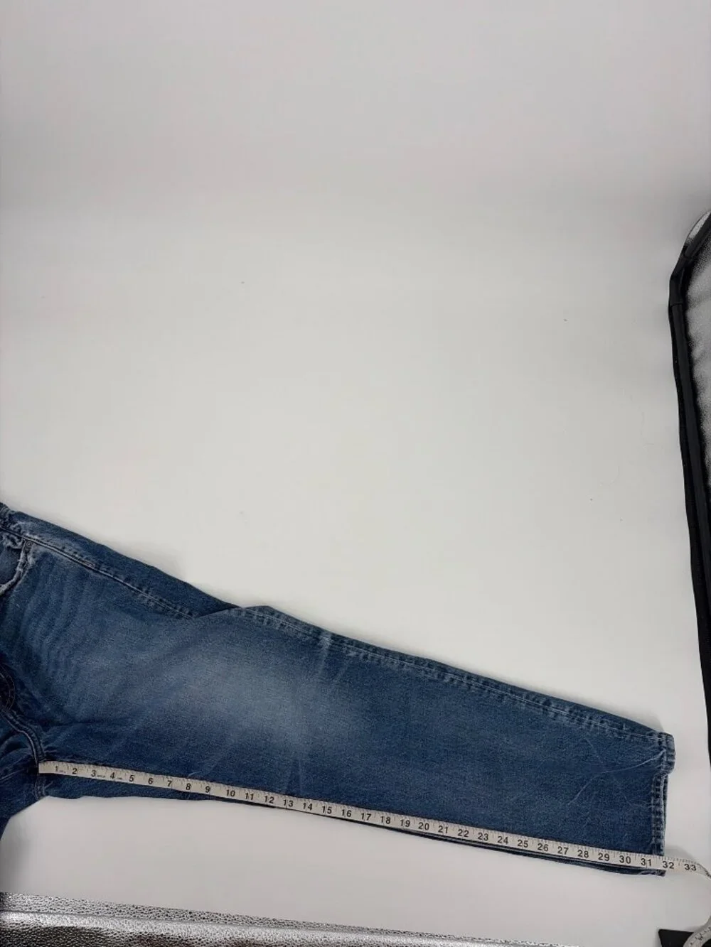 American Eagle Baggy Jeans Mens Size 36x34 Blue Distressed Medium Wash Casual